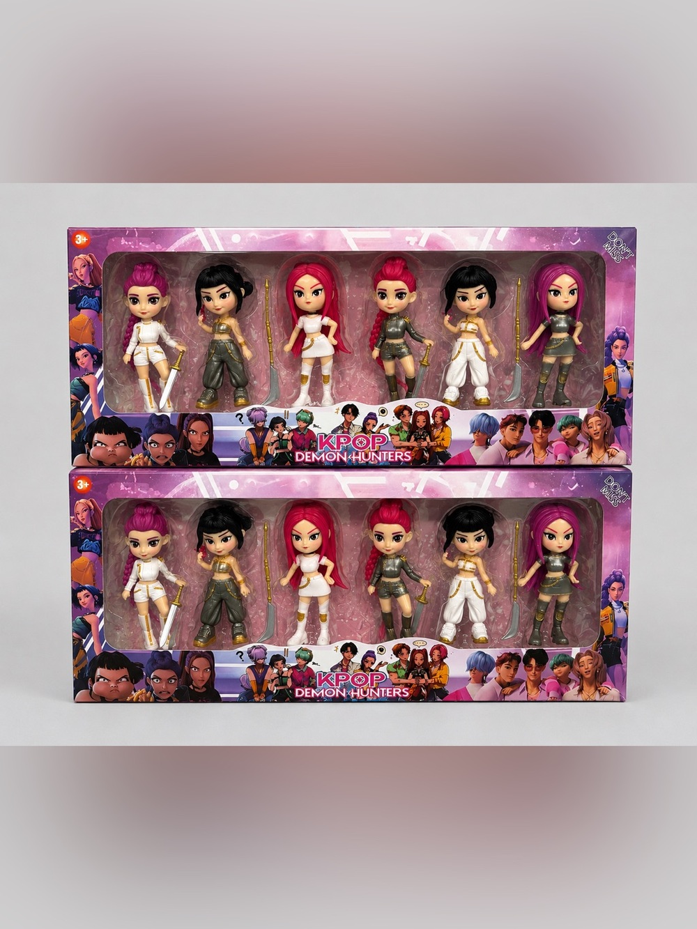 KPOP Demon Hunters Figure Set 2-Pack – 12 Collectible Figures – Brand New Sealed